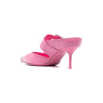Alexander McQueen 75mm Metallic toe-cap Detail Mules 709993WHSWD5482