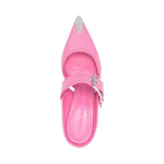 Alexander McQueen 75mm Metallic toe-cap Detail Mules 709993WHSWD5482