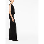 Saint Laurent draped sleeveless jersey dress 723241Y7F981000