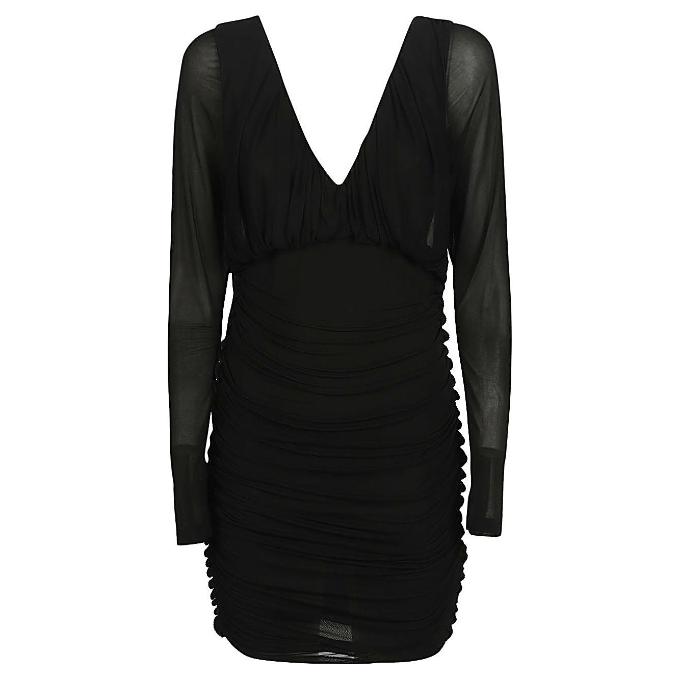 Saint Laurent Short dress with V-neck 729749Y5G981000