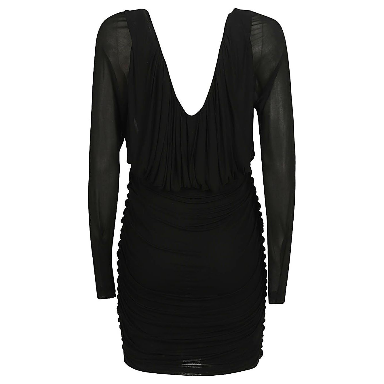 Saint Laurent Short dress with V-neck 729749Y5G981000