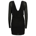 Saint Laurent Short dress with V-neck 729749Y5G981000