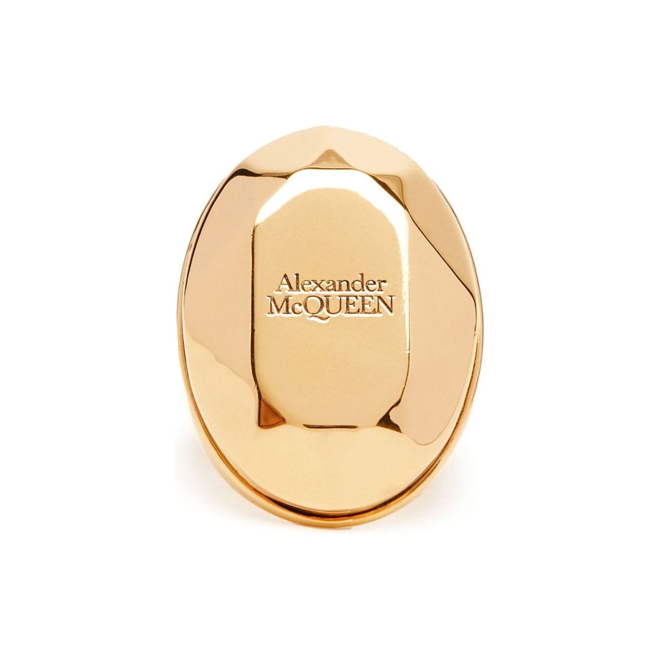Alexander McQueen The Faceted Stone Ring 757452J160T0448