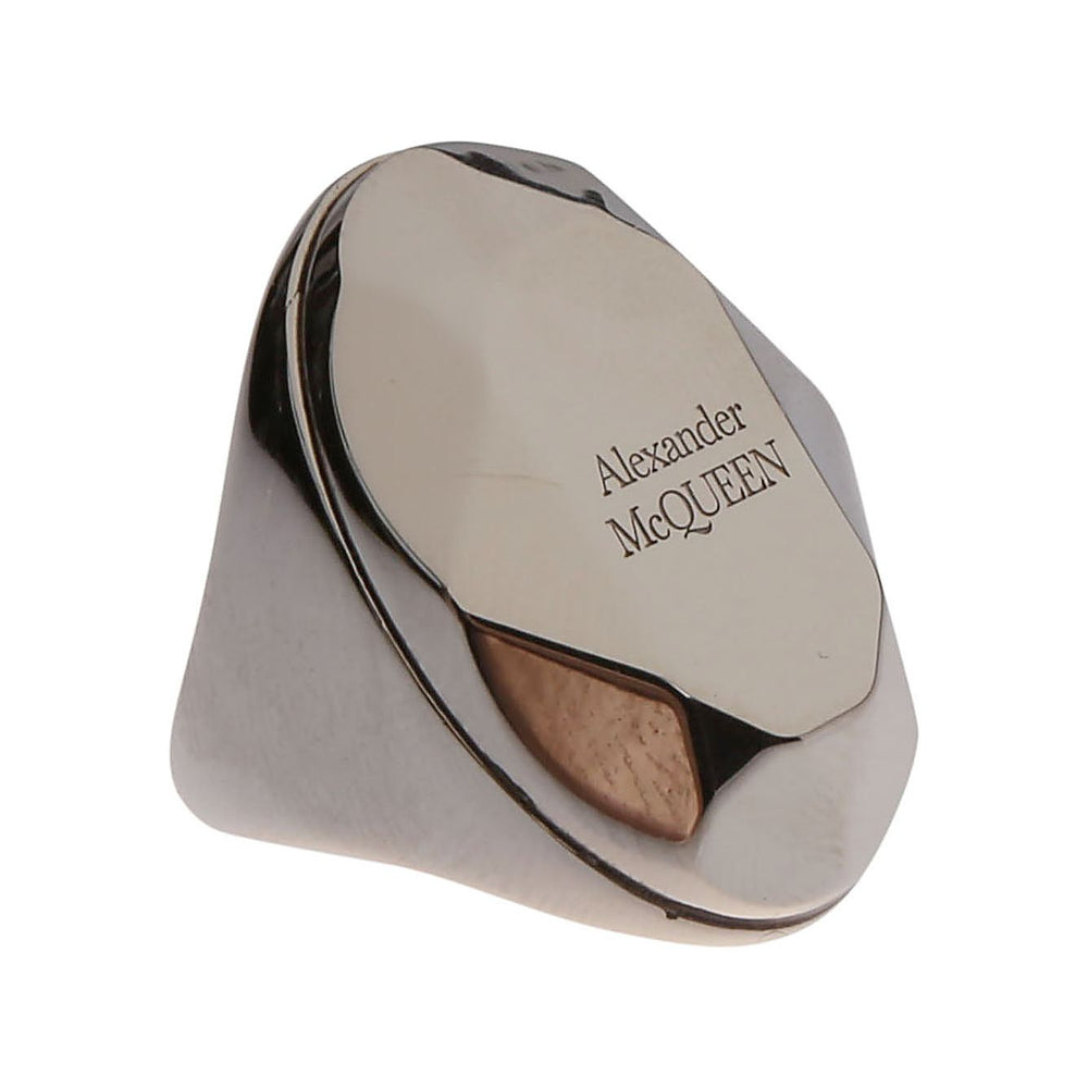 Alexander McQueen The Faceted Stone Ring 757452J160Y0446