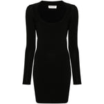 Saint Laurent Décolleté Mini Dress 782641Y76EO1000