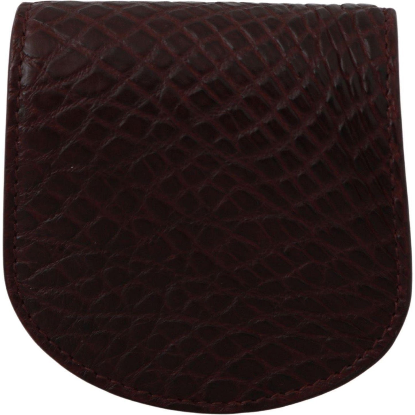 Dolce & Gabbana Brown Exotic Skin Pocket Condom Case Holder VAS9360