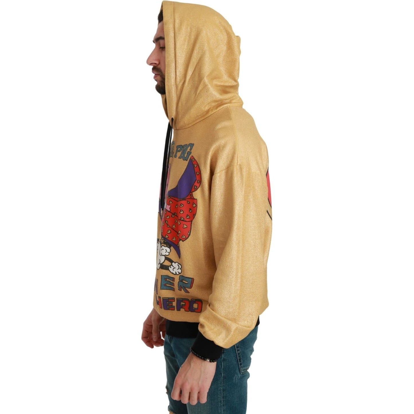 Dolce & Gabbana Gold Pig of the Year Hooded Sweater TSH4614-44