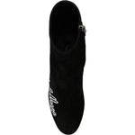 Dolce & Gabbana Black Suede L'Amore E'Bellezza Boots Shoes LA7048-35