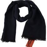 Missoni Black 100% Wool Knit Unisex Neck Wrap Shawl Scarf