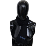 Missoni Black 100% Wool Knit Unisex Neck Wrap Shawl Scarf