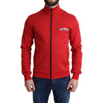 Dolce & Gabbana Red DG Motor Club Zippered Cardigan Sweater TSH6061-44