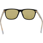 Diesel Black Frame DL0330-D 01E 57 Yellow Transparent Lenses Sunglasses GLA840