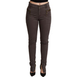 PLEIN SUD Brown Cotton Stretch Skinny Denim Jeans PAN71624 -38