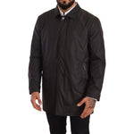 Dolce & Gabbana Black Polyester Mens Trench Coat Jacket JKT2924-44
