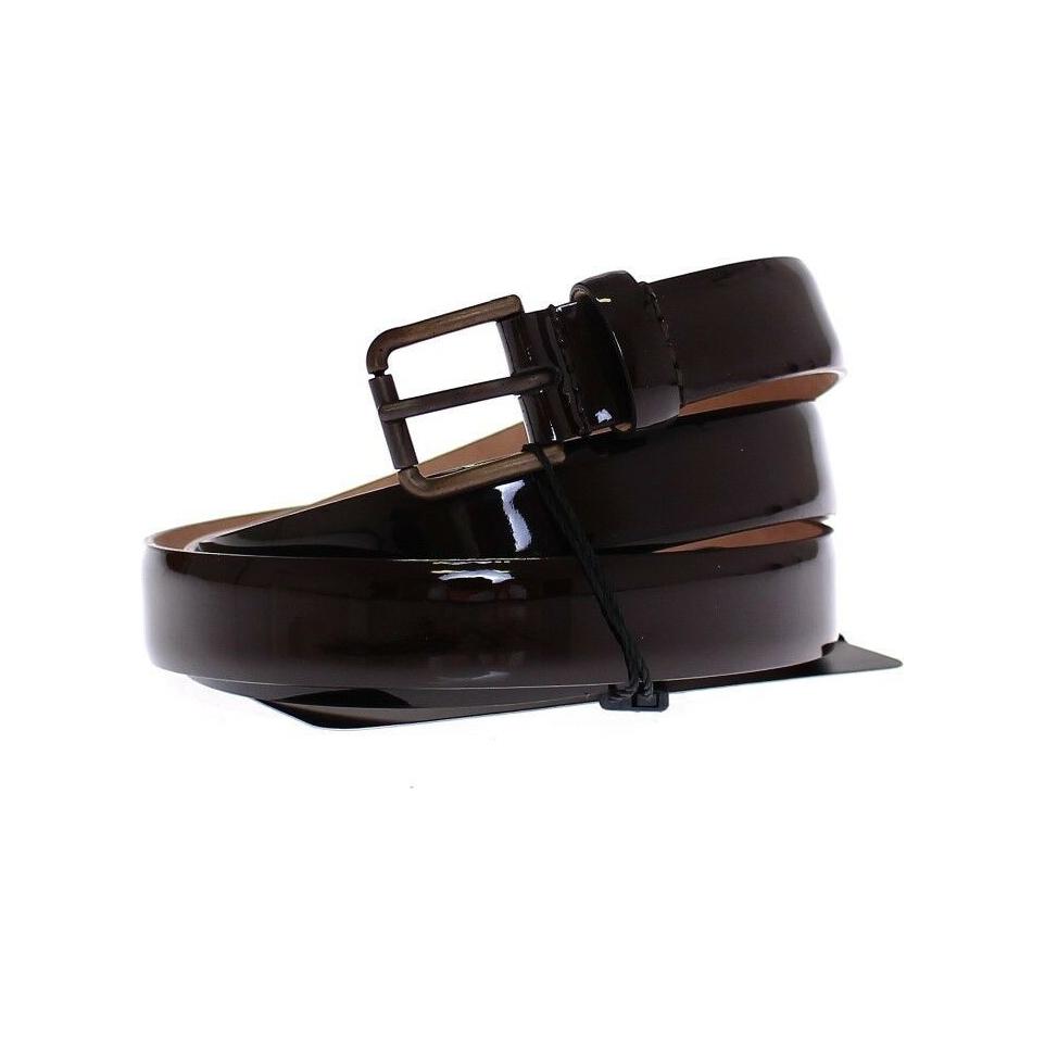 Dolce & Gabbana Brown Leather Logo Belt Cintura Belt GSB10272-75