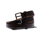 Dolce & Gabbana Brown Leather Logo Belt Cintura Belt GSB10272-75