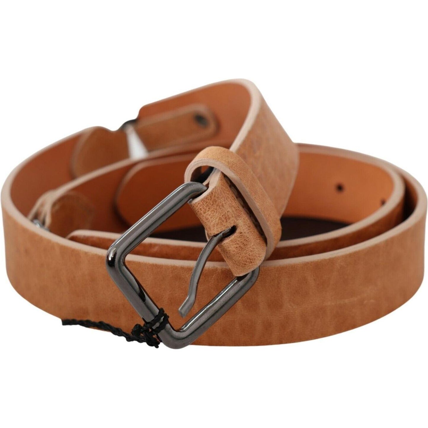 Costume National Light Brown Genuine Leather Belt BEL60989- 100