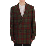 BENCIVENGA Green Wool Double Breasted Bordeaux SIG60232- 54