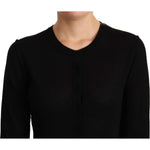 Dolce & Gabbana Black Crewneck Pullover STAFF Sweater Wool TSH6760 -44