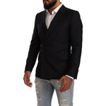 Dolce & Gabbana Black Dotted Double Breasted MARTINI Jacket JKT3074 - 46