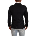 Dolce & Gabbana Black Dotted Double Breasted MARTINI Jacket JKT3074 - 46
