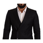 Dolce & Gabbana Black Dotted Double Breasted MARTINI Jacket JKT3074 - 46