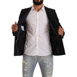 Dolce & Gabbana Black Dotted Double Breasted MARTINI Jacket JKT3074 - 46
