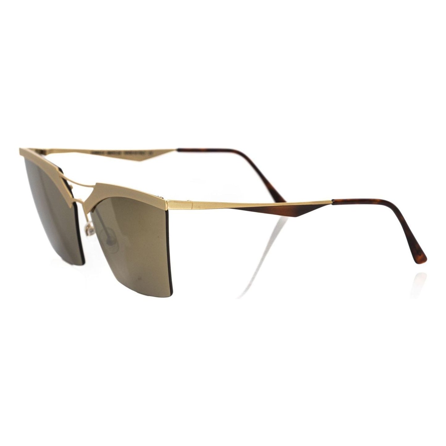 Frankie Morello Gold Metallic Women Sunglass FR-22088