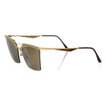 Frankie Morello Gold Metallic Women Sunglass FR-22088