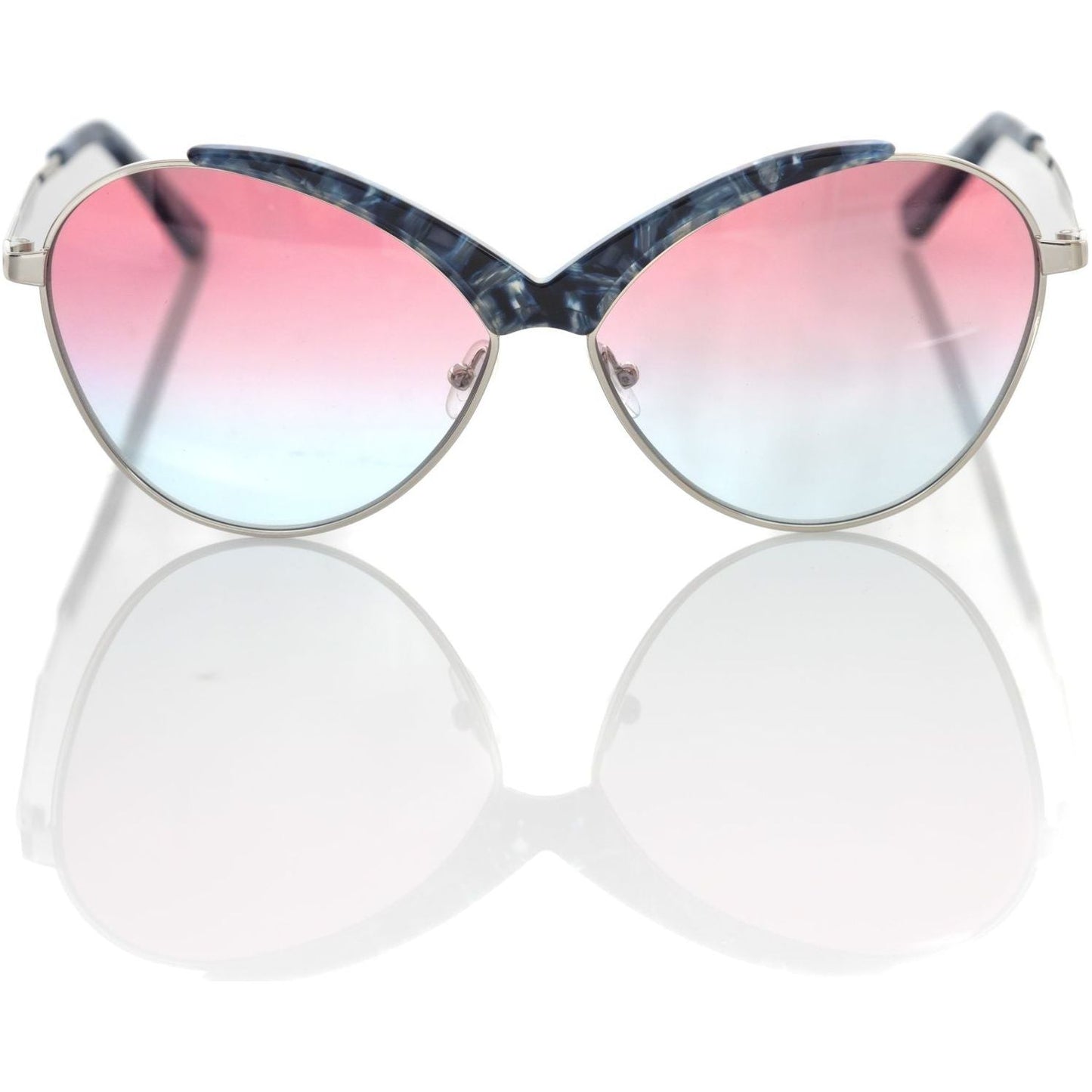 Frankie Morello Blue Metallic Women Sunglasses FR-22085