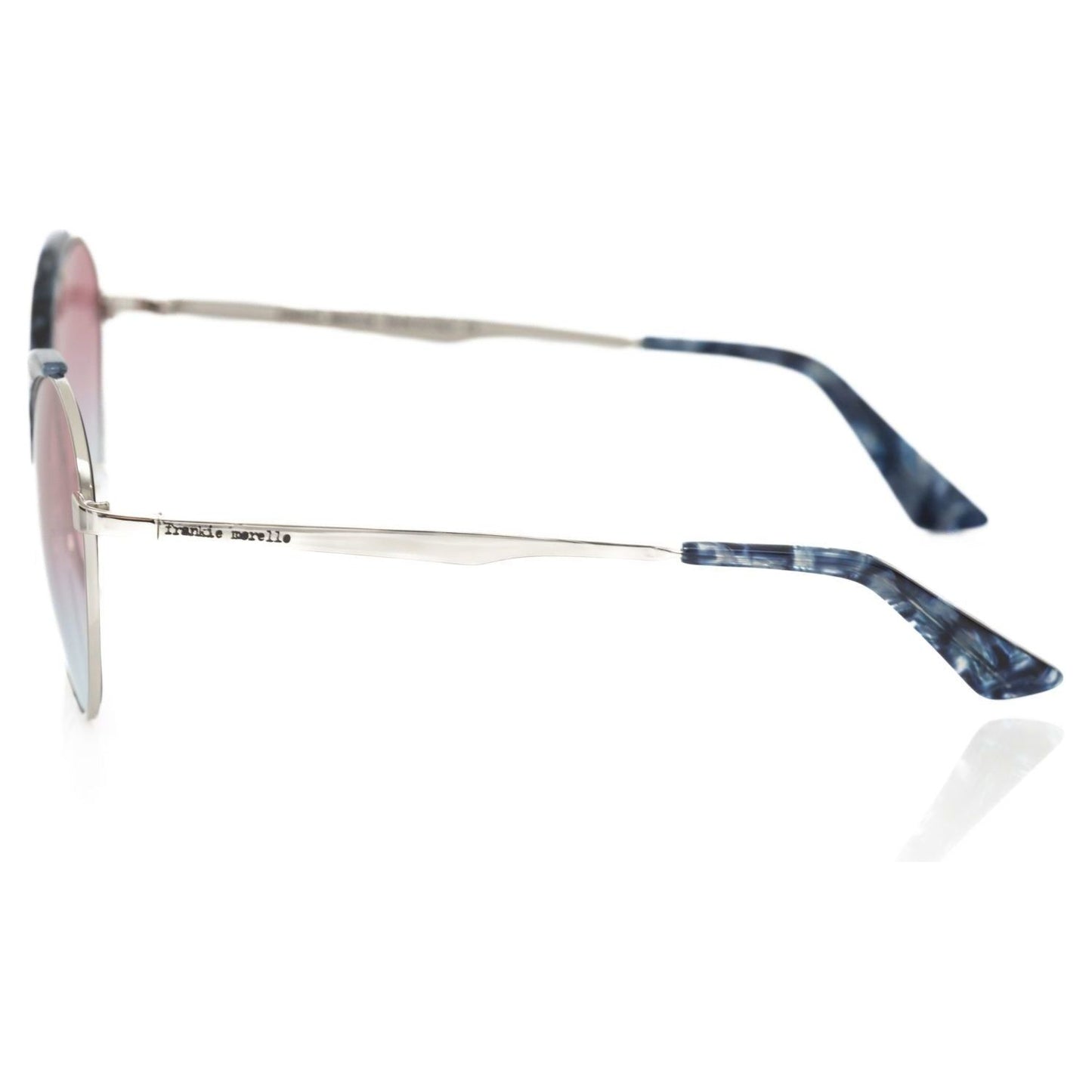 Frankie Morello Blue Metallic Women Sunglasses FR-22085