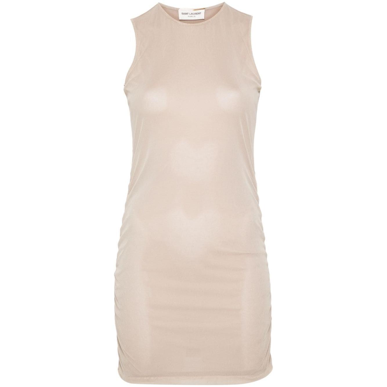 Saint Laurent Short Dress With Ruffles 779419Y4C079749