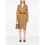Saint Laurent belted dress 792010Y3A992085
