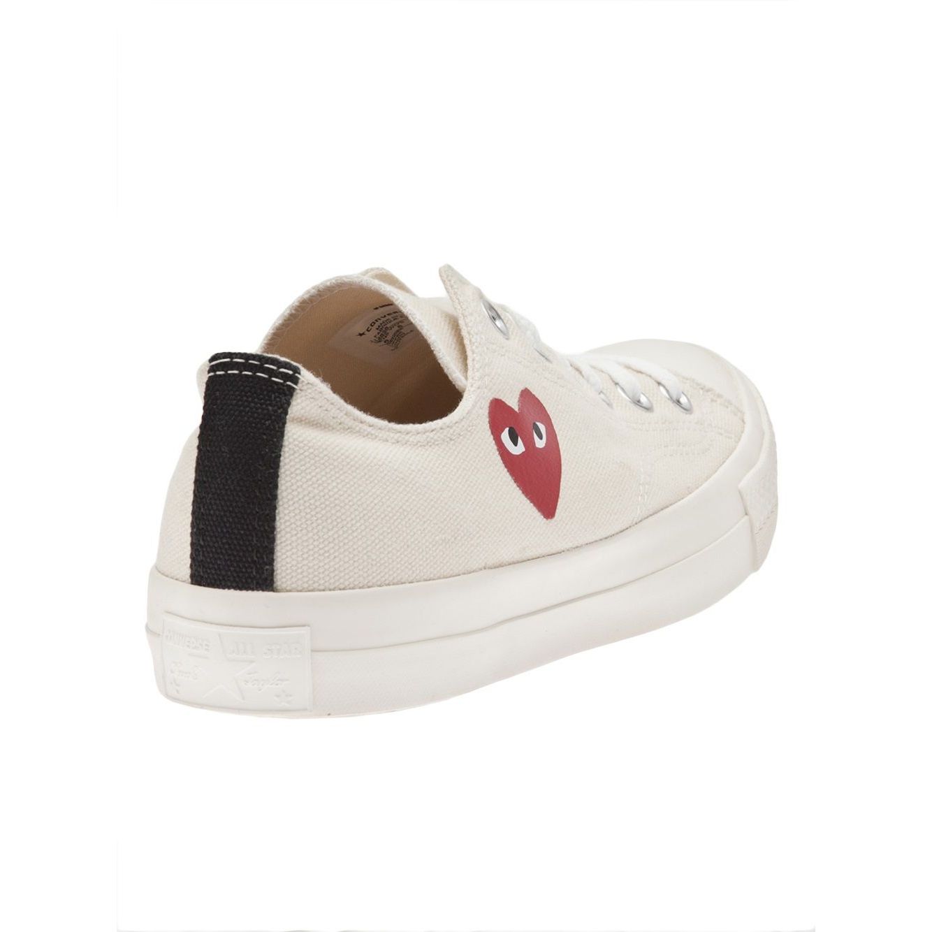 Comme Des Garcons Play Single Heart Chuck 70 Sneakers