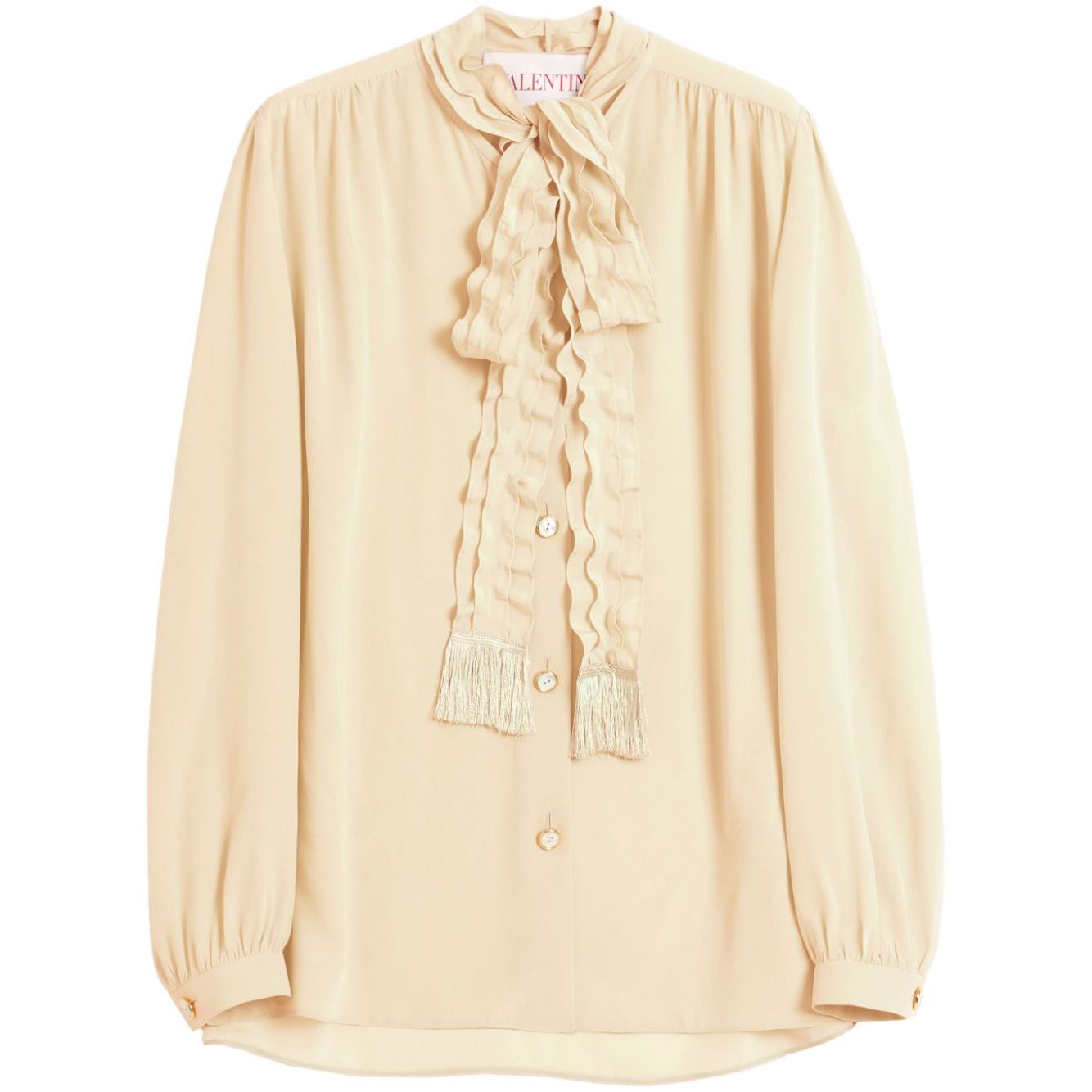 Valentino Crepe De Chine Shirt Shirts