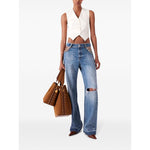 Stella McCartney Cropped Tailored Wool Waistcoat 6900043CU7049200-P25