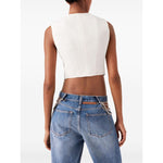 Stella McCartney Cropped Tailored Wool Waistcoat 6900043CU7049200-P25