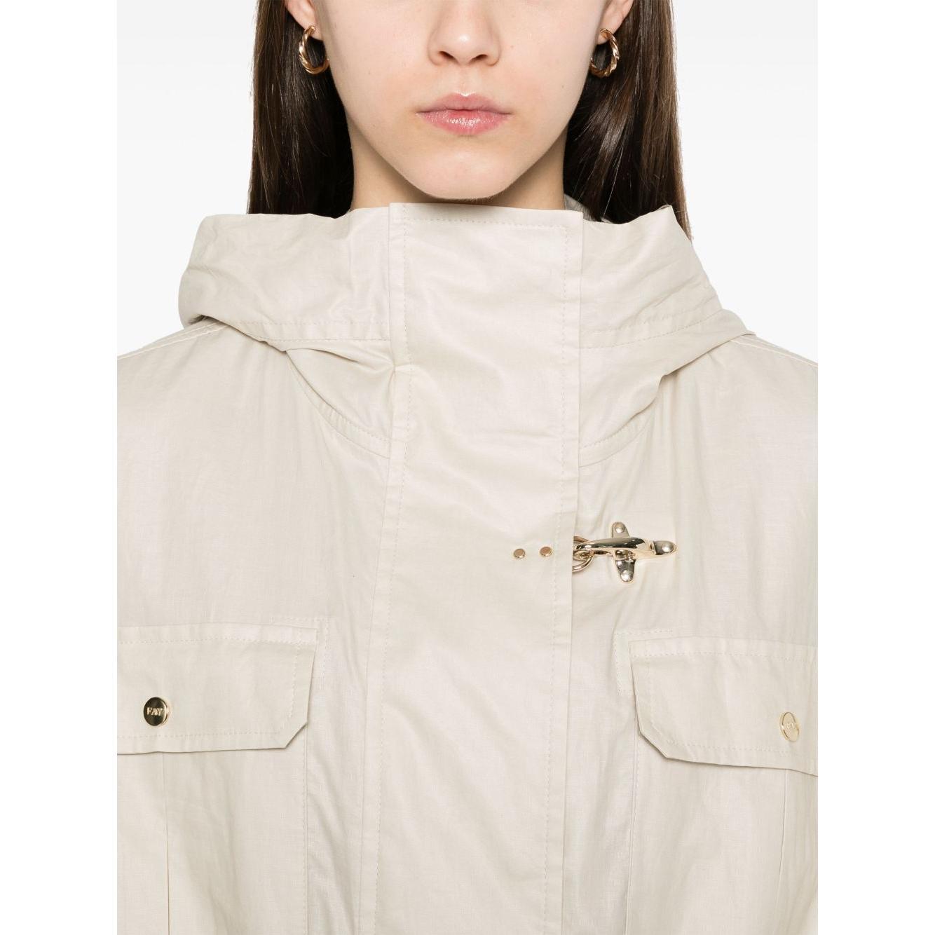 Fay Coats White NAW15503530WYTC002-P25