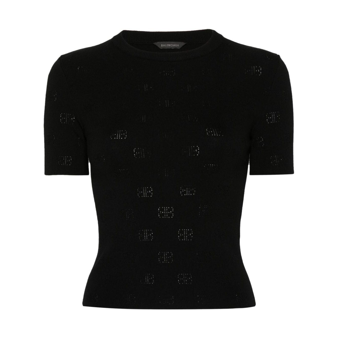 Balenciaga Sweaters Black Topwear