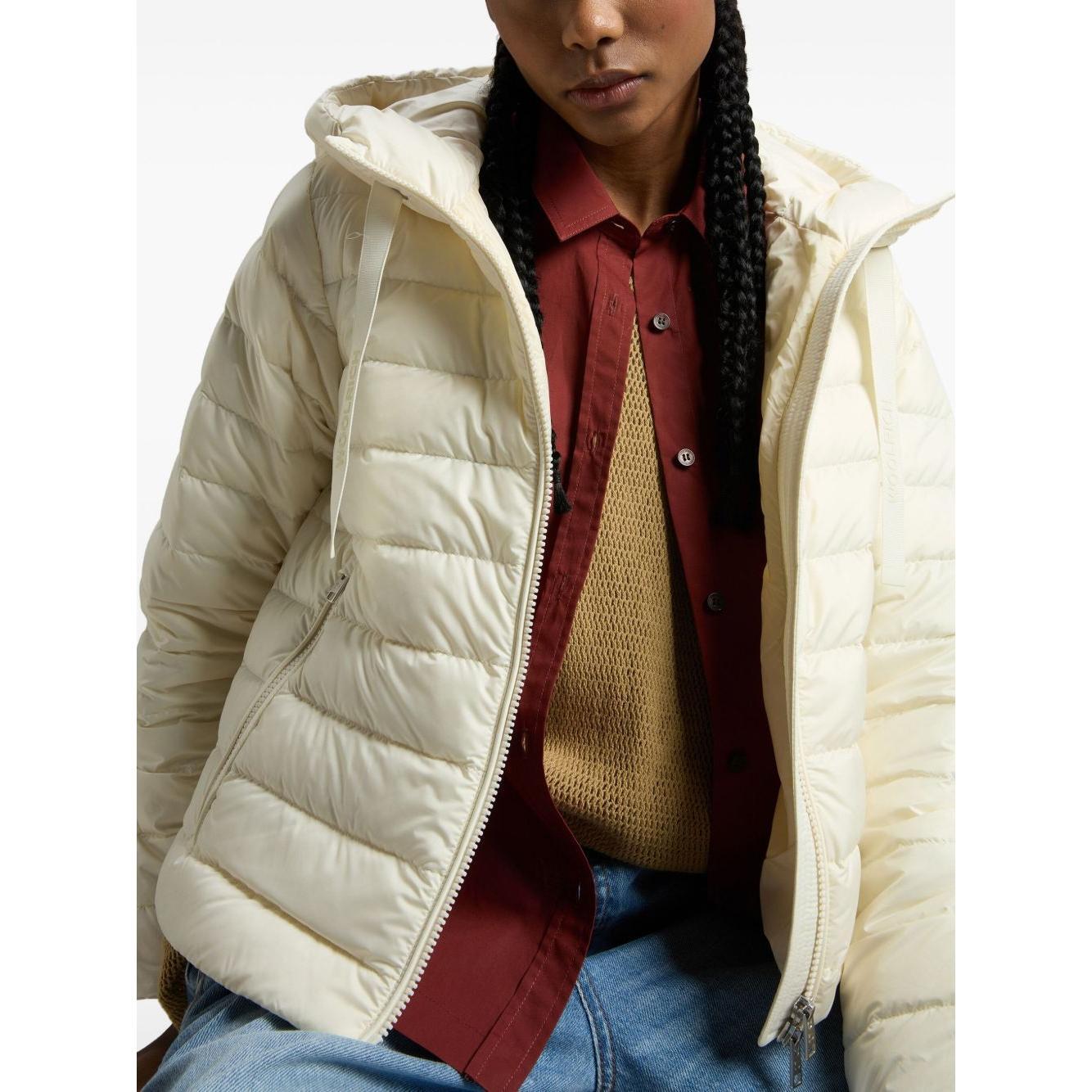 Woolrich Coats White CFWWOU1171FRUT2635800-P25