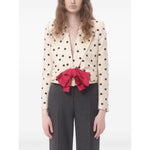 Valentino shantung blazer BCE4669AFR8E-P25