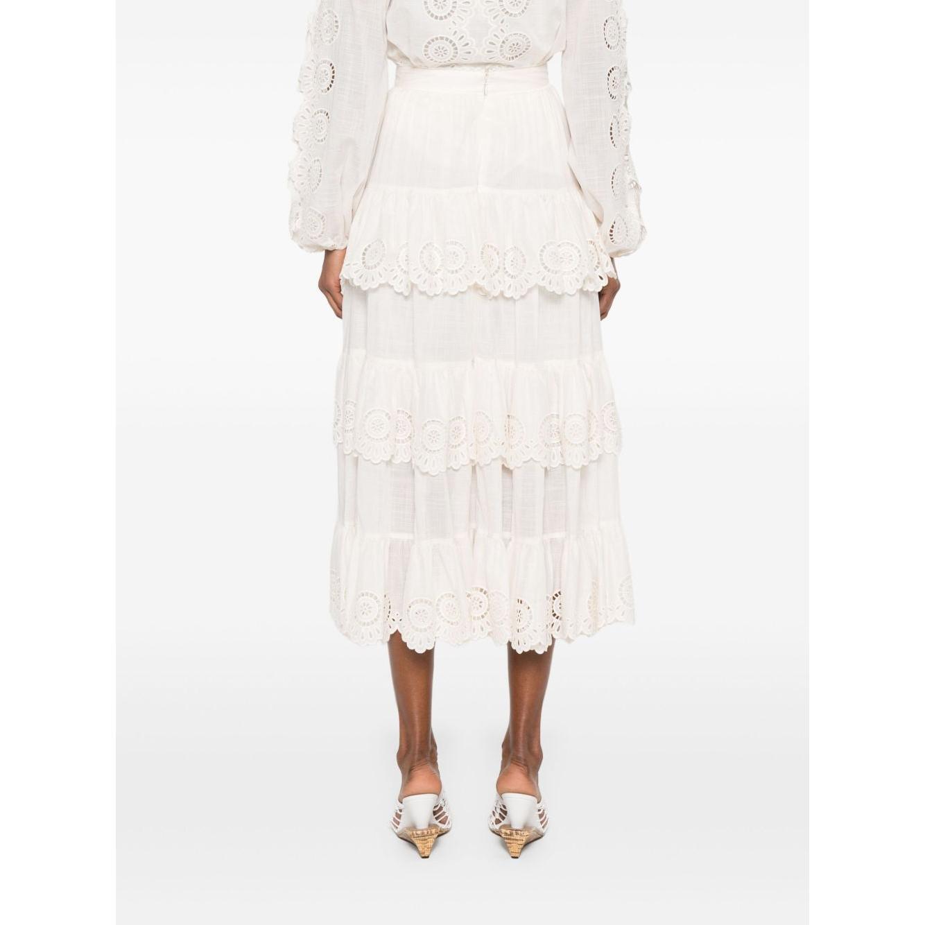 Zimmermann Skirts Ivory