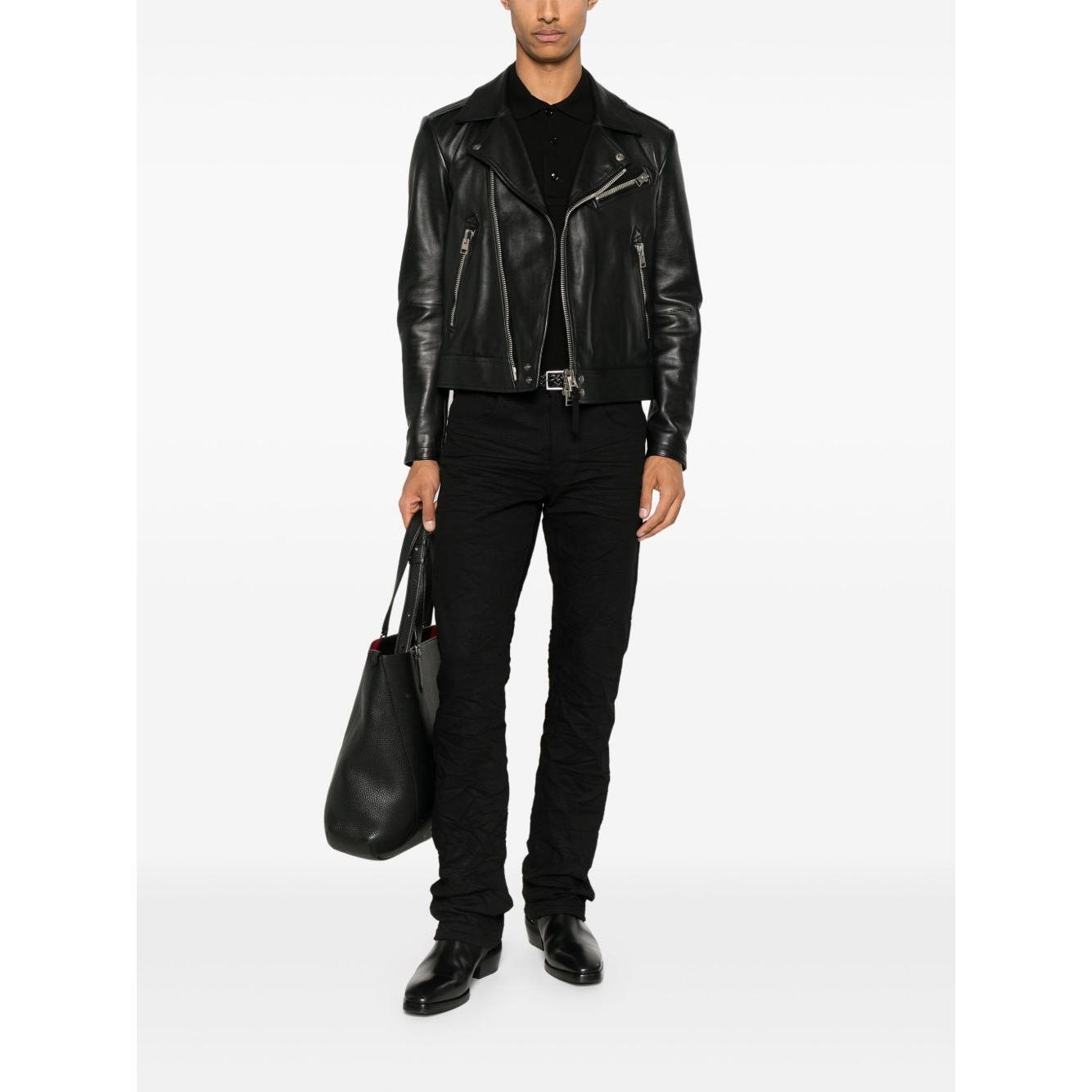 Tom Ford T-shirts and Polos Black JPS011JMT013LB999-AI25