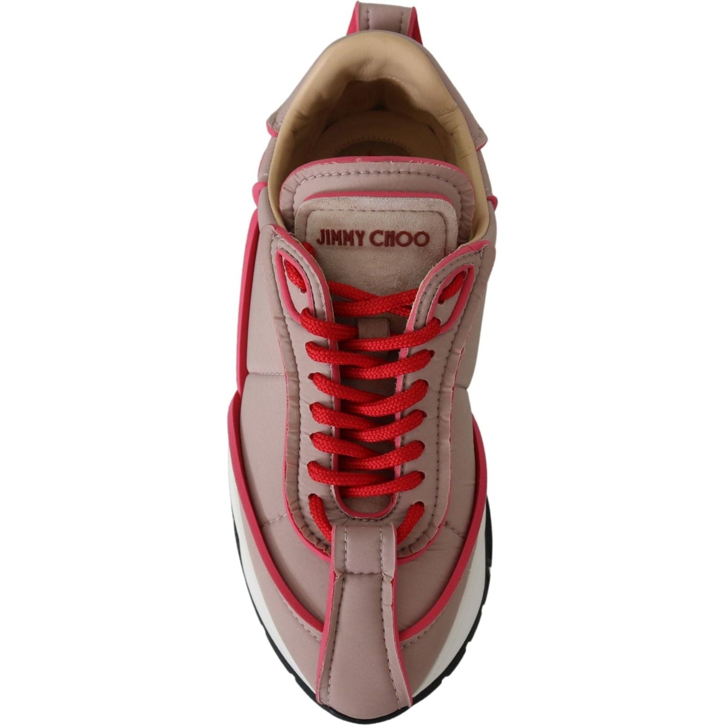 Jimmy Choo Ballet Pink Chic Padded Sneakers 192954474355
