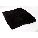 Dolce & Gabbana Purple Weasel Fur Crochet Hood Scarf Hat SIG18220