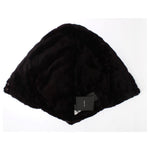 Dolce & Gabbana Purple Weasel Fur Crochet Hood Scarf Hat SIG18220