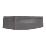 Dolce & Gabbana Gray Waist Belt Silk Cummerbund SIG13995-1