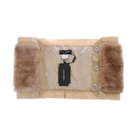 Dolce & Gabbana Beige MINK Fur Scarf Foulard Neck Wrap SDW10140