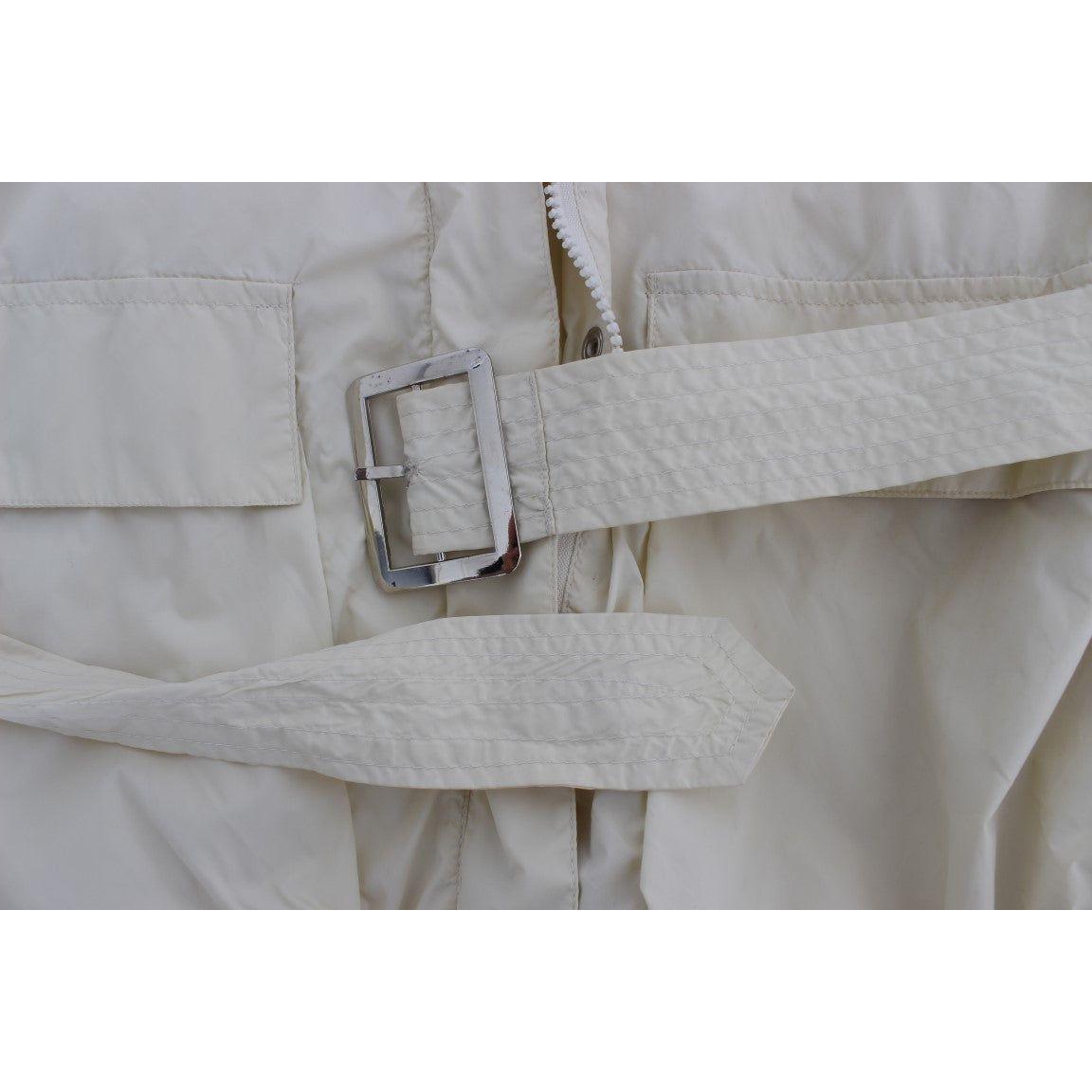 P.A.R.O.S.H. Beige Weather Proof Trench Jacket Coat SIG32536-2