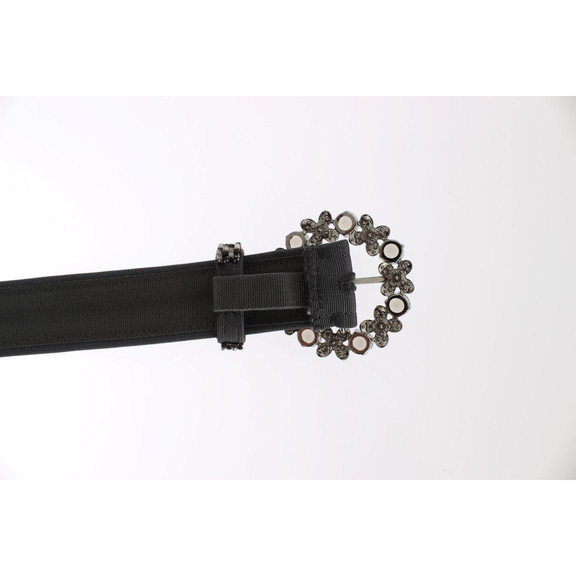 Dolce & Gabbana Crystal Buckle Sequined Waist Belt SIG13761-1